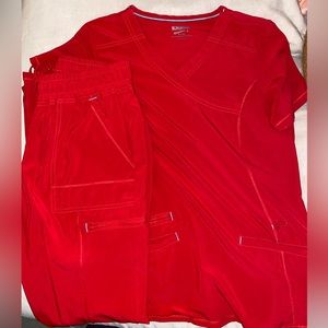 Scrubstar scrub set, red.